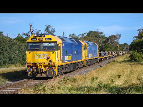 Pacific National's Long Island steel train, final months July-December 2021