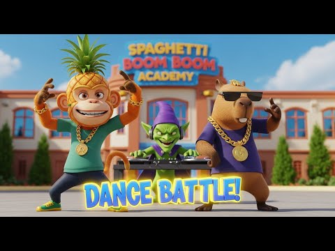 SPAGHETTI BOOM BOOM: The 3D Schoolyard Dance Battle 🍝