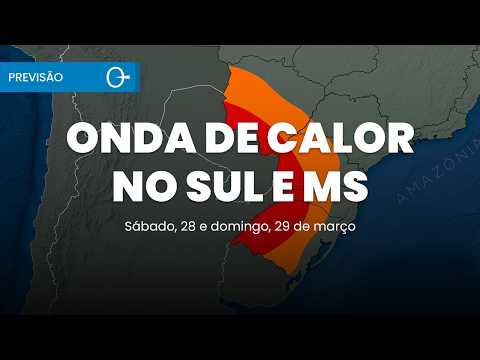 🔥 Previsão do Tempo: Onda de Calor e Temporais no Fim de Semana no Brasil 28 e 29/03/2026