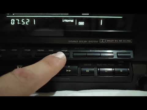 A.N.T modified Technics RS B765. Amorphous head + Muse 02 op amp. Playback Test.