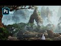 Photoshop Speed Art The Hidden Valley