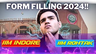 IPMAT Indore and IPMAT Rohtak Form Filling 2024 Step by Step | IIM Indore | IIM Rohtak | IPM Indore