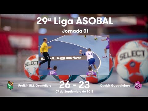 LIGA LOTERIAS ASOBAL J01: Fraikin BM. Granollers - Quabit Guadalajara 26-23