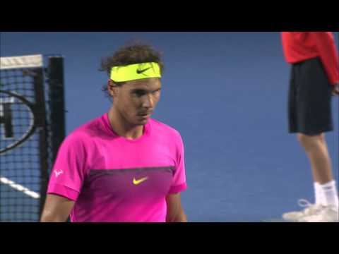 Rafa Nadal's Mid-Match Giggles | Australian Open 2015