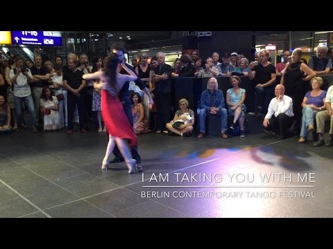  Juliana Aparicio  and  Santiago Hernandez  are  dancing  at  Contemporary Tango Festival  in  2016
