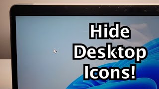 How to Hide Desktop Icons on Windows 11 or 10 PC