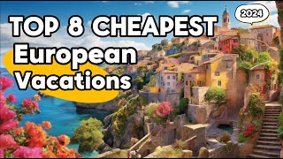 8 Incredible European Vacations On A Budget!｜Budget travel destinations