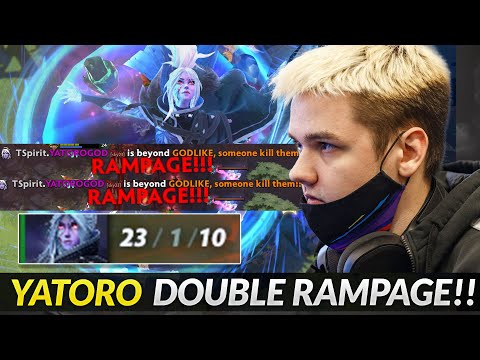 YATORO show BZM how to play Carry - 2x RAMPAGE Drowranger