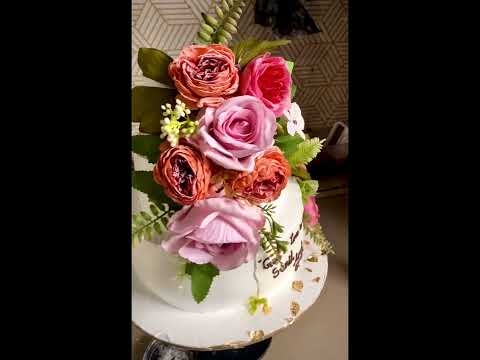 Wedding cake design #cake #cakedecoration #cakedesign #weddingcakedesign