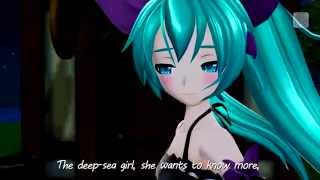 Download lagu Hatsune Miku Project DIVA F 2nd 『Deep Sea Girl』 English subtitles mp3