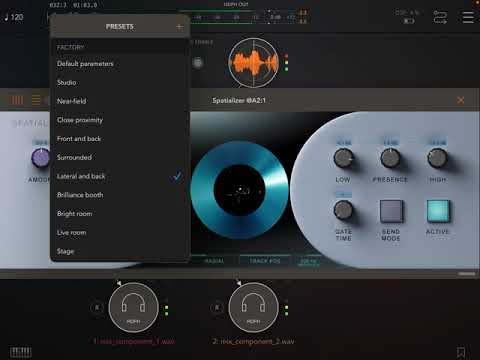 Spatializer presets demo
