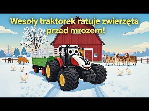 Wesoły traktorek ratuje farmę przed zimnem! 🚜🔥 Najnowsza piosenka dla maluchów