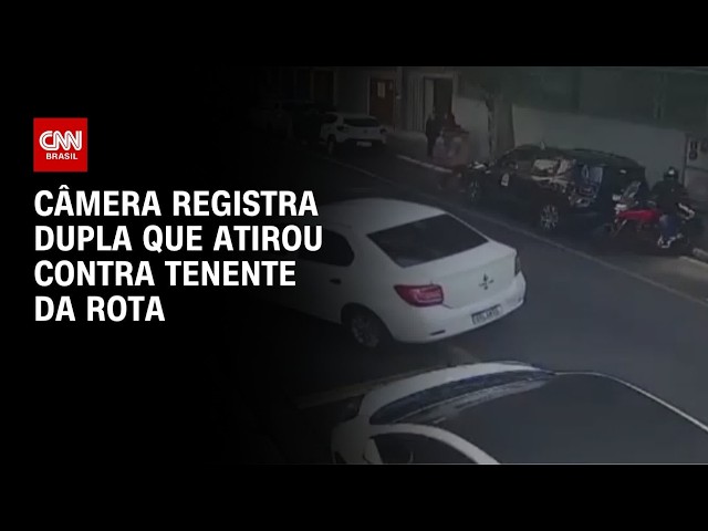 Vídeo mostra dupla que atirou em tenente momentos antes do crime | CNN NOVO DIA