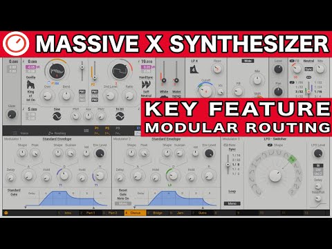 Native Instruments Massive X Modular Routing & Sound Demo | Key Feature | SYNTH ANATOMY