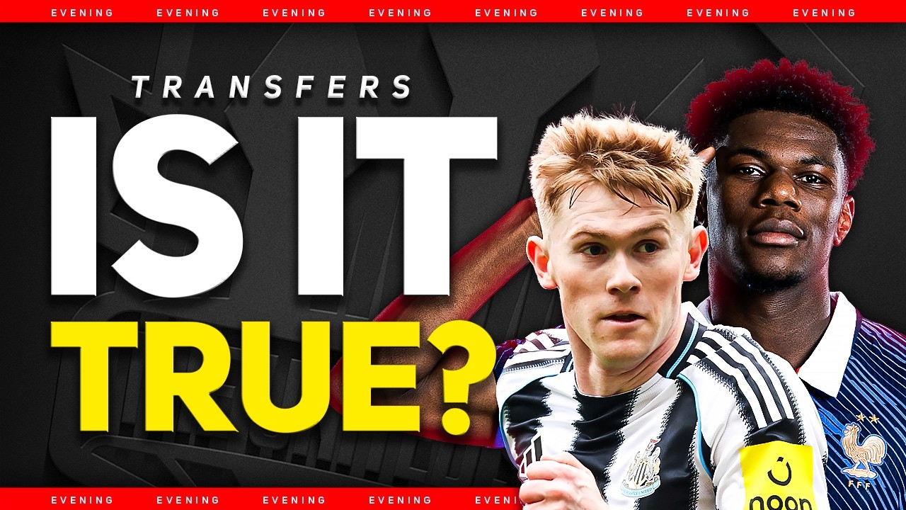 Hall AND Tchouameni TRANSFER Boost! Man Utd Transfer News