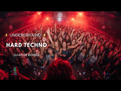 HARD TECHNO 2025 🔥 1 Hour Rave Mix by DJ ATOM BOMBA | Industrial, Peak-Time, Dark Techno