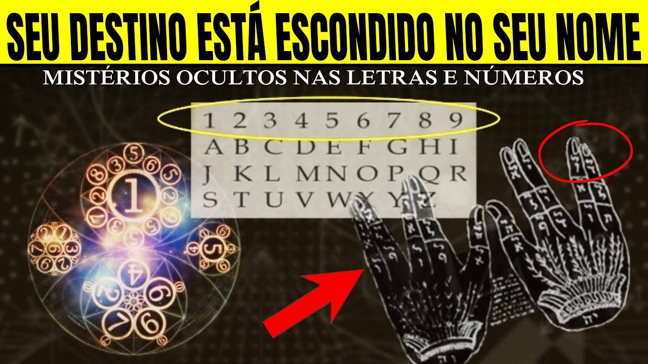 DESCUBRA O SEGREDO QUE SEU NOME REVELA SOBRE SUA VIDA! SEGREDOS OCULTOS DA NUMEROLOGIA!