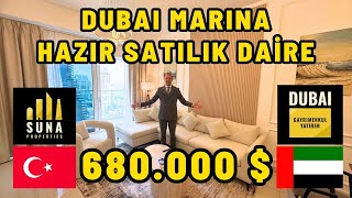 DUBAİ MARİNA'DA HAZIR EŞYALI SATILIK DAİRE | DUBAİ GAYRİMENKUL YATIRIM | DUBAİ H