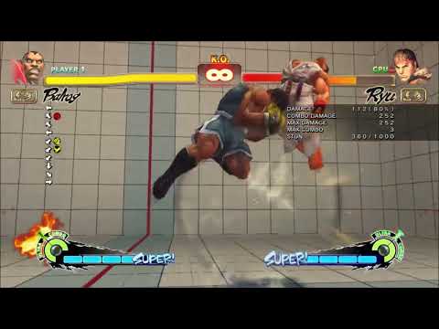 SF4 Omega at a Glance - Balrog / Boxer
