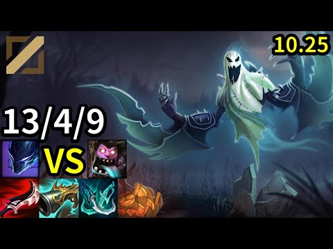 Nocturne Mid vs Dr. Mundo - KR Master | Patch 10.25
