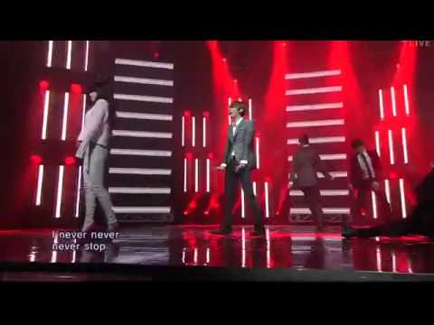 Trouble Maker HyunSeung JS and Hyuna   Troublemaker GoodBye Stage 120108 1