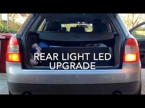 AUDI A4 B6 AVANT REAR LIGHT LED UPGRADE