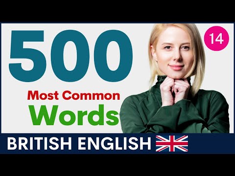 500 Most Common English Words | British Vocabulary and Pronunciation |  Part 14