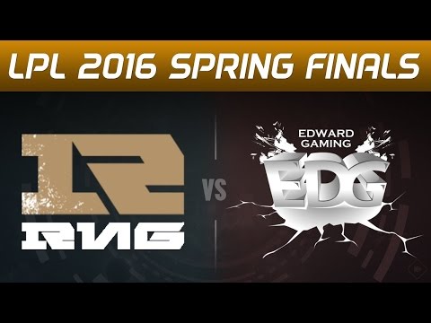 LOL RNG vs EDG Game 4 Highlights - China LPL SPRING 2016 - PLAYOFFS FINAL