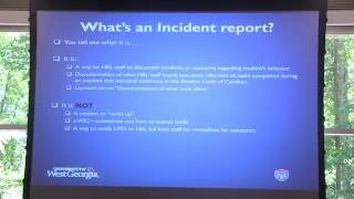 UWG HRL Maxient Training