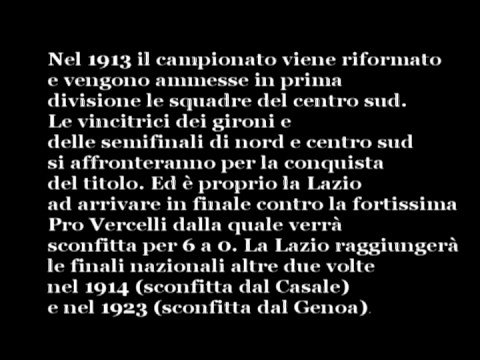 SS LAZIO 1900 La storia (1900-1927)