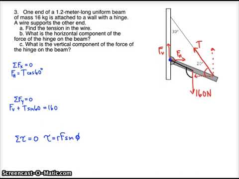 Example - Angled Bar with Diagonal Wire