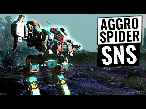 SPIDER ATTACK - Sun Spider Vanguard Build - Mechwarrior Online 2018 MWO