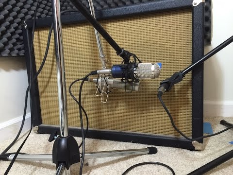 How to record guitar amps using multiple mics, Vlog #1