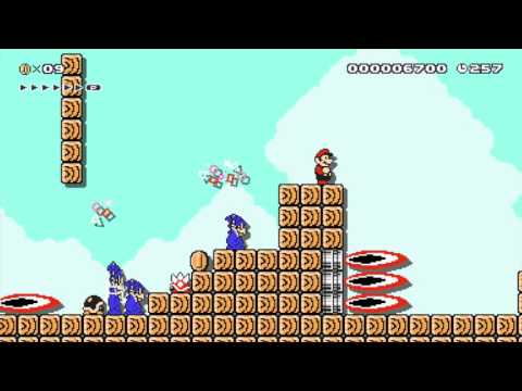 Super Mario Maker Levels: "Magikoopa Airship"