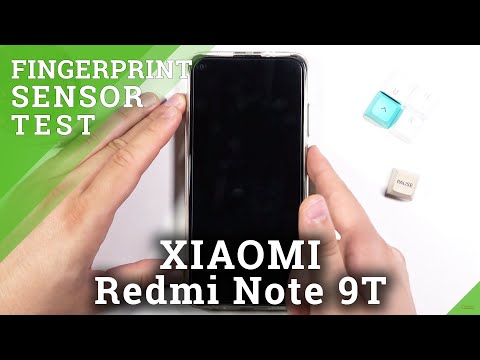 How Works Fingerprint Sensor on XIAOMI Redmi Note 9T – Test of Fingerprint Scanner