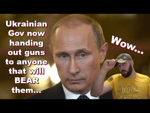 Ukrainian President announces Guns will be given to anyone who can BEAR them.. All you need is an ID Thumbnail