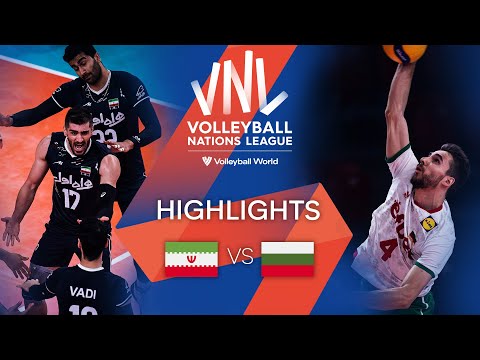 🇮🇷 IRI vs. 🇧🇬 BUL - Highlights Week 2 | Men's VNL 2022