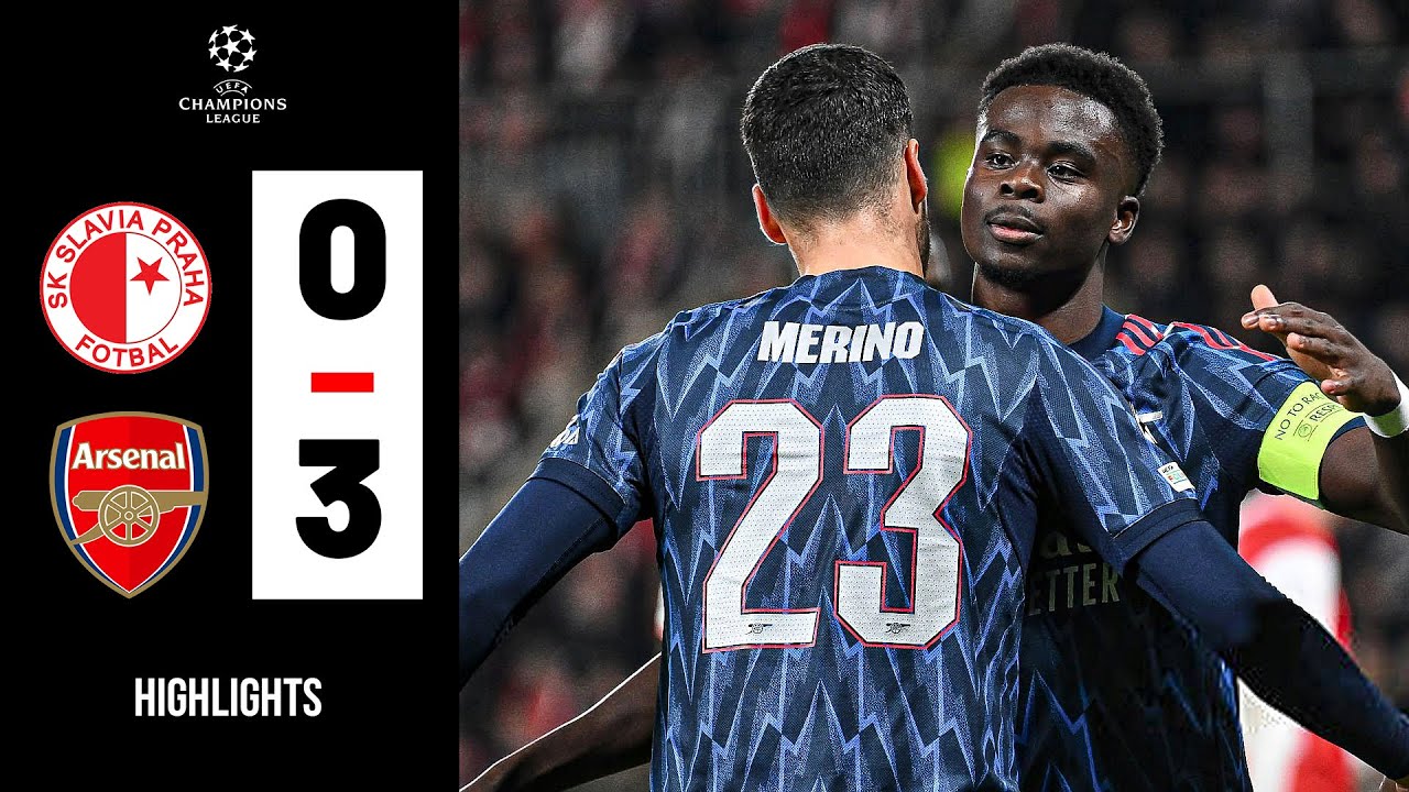 Watch Slavia Prague vs Arsenal Highlights