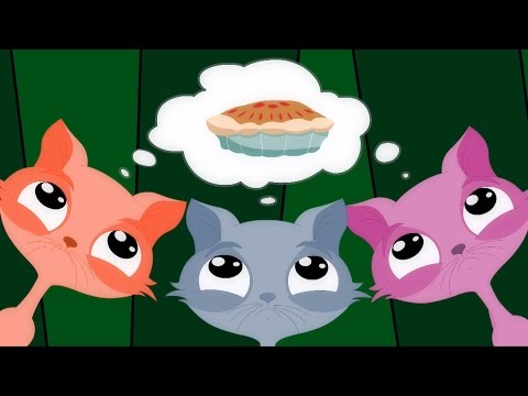 Três gatinhos pequenos | Rima de berçário | Educational Video | Nursery Rhyme | Three Little Kittens