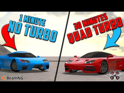 Building A Supercar In 1 Minute VS 30 Minutes! Automation - BeamNG