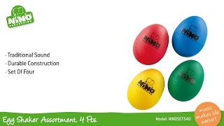 Video thumbnail for Egg Shaker Assortment, 4 Pcs. - NINOSET540 by NINO Percussion
