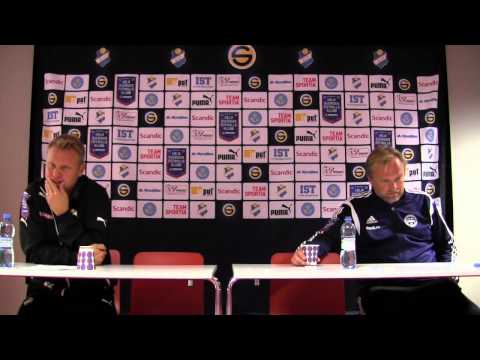 Presskonferens efter Östers IF - IFK Värnamo