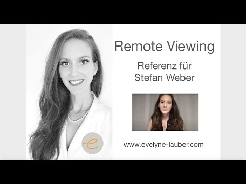 Remote Viewing ✨ 📑✍🏻 Referenz für Stefan Weber