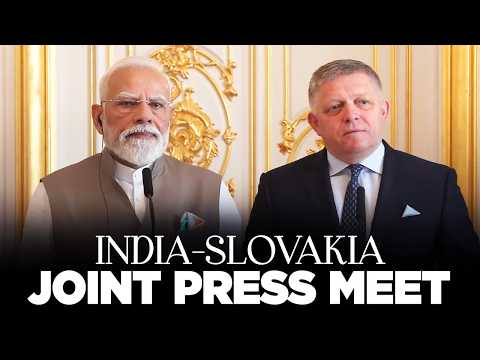 PM Modi, Slovak Republic PM Robert Fico attend joint press meet in Bratislava
