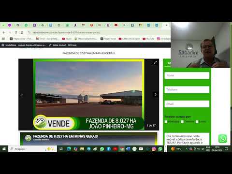 AO VIVO - Fazenda na produção de SOJA em Minas Gerais com área de 8.027 hectares