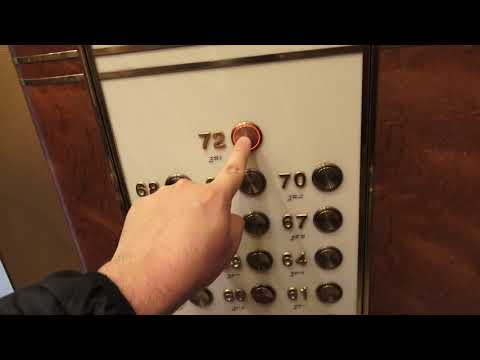 BEAUTIFUL Double Decker Otis Elevonic 411M Traction Elevators at First Canadian Place in Toronto, ON