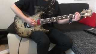 Rammstein Waidmanns Heil Guitar Cover ESP RZK-I Richard Z. Kruspe Burnt