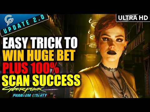 Easy Trick To WIN HUGE BET And 100% SCAN Here's How | Cyberpunk 2077 PHANTOM LIBERTY