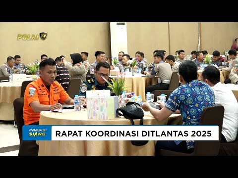 POLDA KEPULAUAN BABEL GELAR RAKOR DITLANTAS TAHUN 2025 SIAPKAN PENGAMANAN NATARU