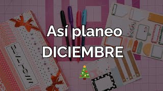 ✨ Planeo y decoro DICIEMBRE en mi agenda Moterm | Washi IEEBEE + código de color ✨